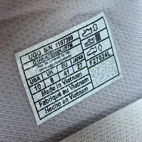 UGG Goldenstar Glide Slide Purple Bay Fog Platform Sandal Women's US size 10 NEW - Picture 5 of 12